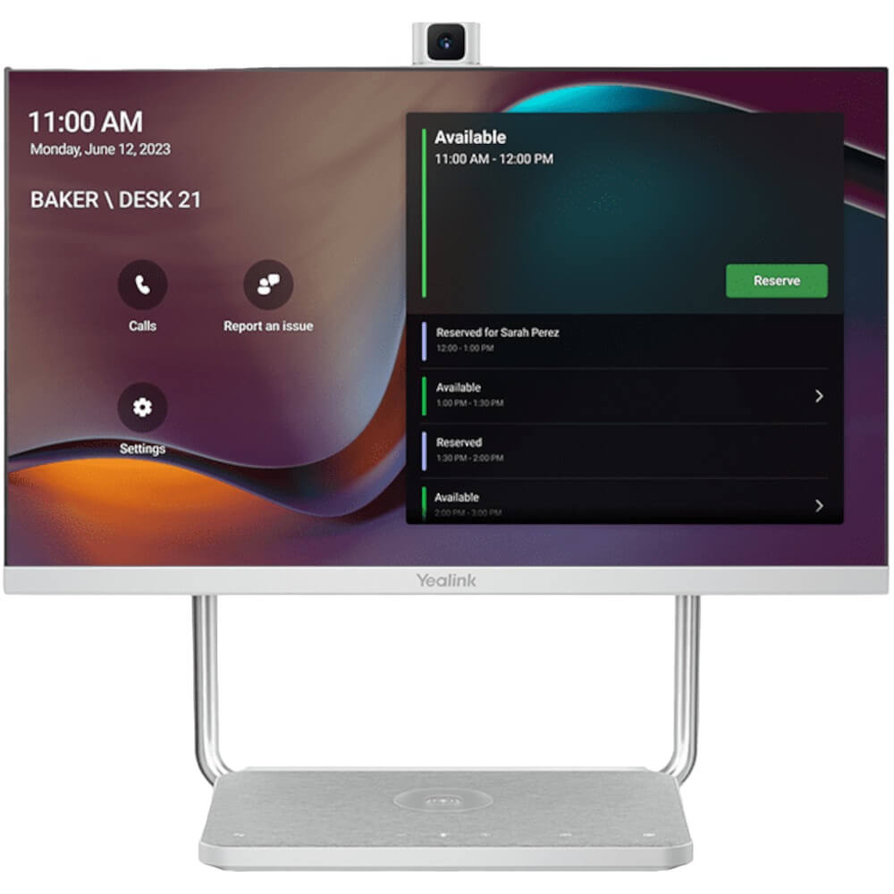 Yealink DeskVision A24 Microsoft Teams Display For Personal Collaboration, 24'Touch Screen, 4K Camera, Built-in Audio, Wireless Charging Yealink DeskVision A24 Microsoft Teams Display For Personal Collaboration, 24'Touch Screen, 4K Camera, Built-in Audio, Wireless Charging